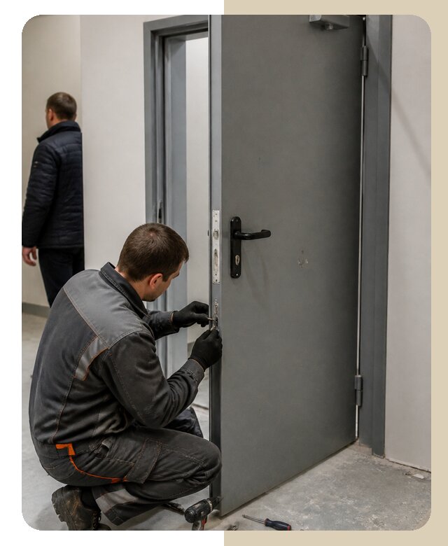 Ремонт противопожарной двери в Усолье-Сибирском по цене 6708 р. | ДвериЛегко-Сль