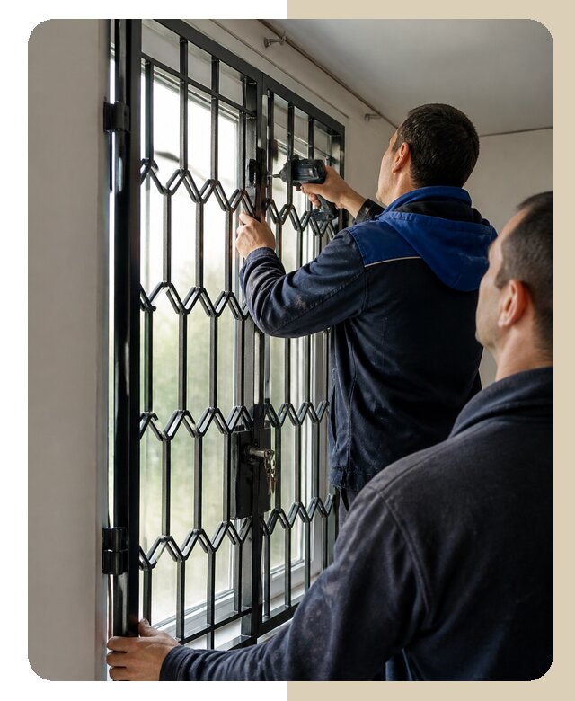 Установка распашных решеток в Усолье-Сибирском цена от 6708 р. | ДвериЛегко-Сль